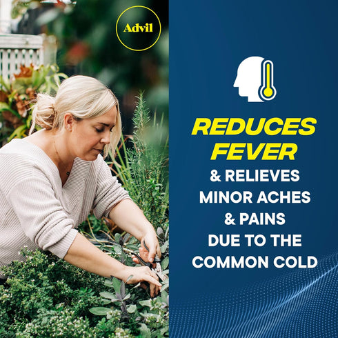 Advil Pain Reliever and Fever Reducer, Pain Relief Medicine with Ibuprofen 200mg for Headache, Backache, Menstrual Pain and Joint Pain Relief - 30...