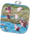 3D Rose USA-Florida-Merritt Island-NWR-Roseate Spoonbills Pot Holder, 8 x 8...
