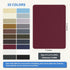 KING MOUNTAIN Canvas Repair Patch 9 x11 Inch 2 Pcs Self-Adhesive Waterproof Fabric Patch for Sofas, Tents, Furniture,Tote Bags, Car Seats (Burgund...