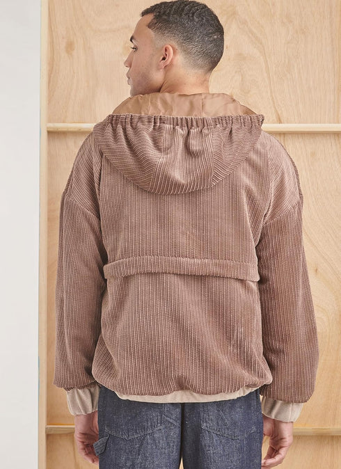 Simplicity Easy Men's Half Zip Hoodie Sewing Pattern Kit, Design Code S9829, Sizes S-M-L-XL-XXL, Multicolor...