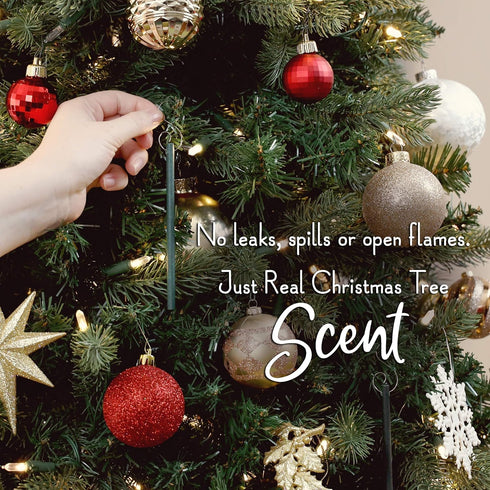 Scentsicles Christmas Berry Scented Christmas Ornaments with Hooks - 1 Bottle (6 Sticks Total)...
