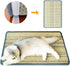 Cat Scratching Pad, 23.6 x 15.7inch Sisal Cat Scratch Mat with Velcro Tapes,Stick on Floor Scratch Pad for Cat Wall Scratcher,Horizontal Cat Scrat...
