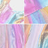 BARWA Doll Clothes and Accessories for 18 inch Dolls Mermaid Casual Tutu Dress, Outfits, Swimsuit, Underwear… (J: 2 pcs Rainbow Tutu Dresses)...