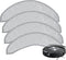4 Pack Replacement Mop Pads for i-Robot Roomba Combo j7+/ j9+ Accessories, Microfiber Washable Mopping Pad for iRobot Roomba Combo j7+/ j9+ Robot ...