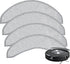 4 Pack Replacement Mop Pads for i-Robot Roomba Combo j7+/ j9+ Accessories, Microfiber Washable Mopping Pad for iRobot Roomba Combo j7+/ j9+ Robot ...
