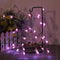 Solar Outdoor Flamingo String Lights, 15.8 FT 30 LED Solar Flamingo Fairy Lights 3 Modes Copper Wire Lights Waterproof for Garden Patio Gate Yard ...