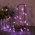 Solar Outdoor Flamingo String Lights, 15.8 FT 30 LED Solar Flamingo Fairy Lights 3 Modes Copper Wire Lights Waterproof for Garden Patio Gate Yard ...