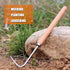 SHANFEEK Weed Puller Weeding Artifact Uprooting Weeding Tool Gardening Hand Tools 16-Inch Weed Remover Tool for Yard with Extended Hard Solid Wood...