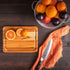 Lipper International 7215 Teak Wood Edge Grain Kitchen Cutting and Serving Board, Small, 12" x 9" x 5/8"...