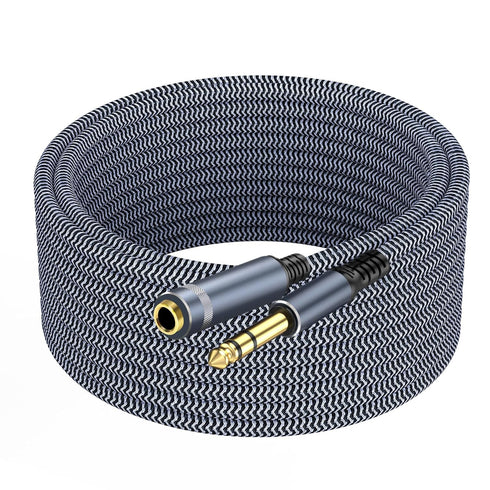 1/4 inch Extension Cable 10ft, 1/4" inch Male to Female Stereo Headphone Guitar Extension Cable, Quarter inch Headphone Extension Cable......