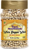 Rani White Pepper (Gol Mirch), Whole Spice 3oz (85g) PET Jar ~ All Natural | Vegan | Gluten Friendly| NON-GMO | Kosher | Indian Origin...