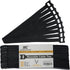 Cable Management Ties(30) 8" Reusable Self-Gripping Cord Straps- Organize Cables, Cords, and Wires- Simple Cord Organizer for Desks and Office (Bl...