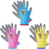 Kids Gardening Gloves, 3 Pair Toddler Gardening Gloves, Rubber Non-Slip Safety Work Gloves for Kids, Youth, Garden, Fishing, Cycling and Gardening...