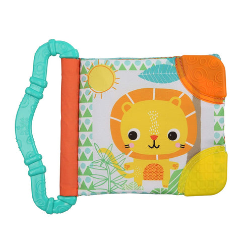 Bright Starts Teethe & Read Soft Book Toy, Ages 3 Months +, Style May Vary...