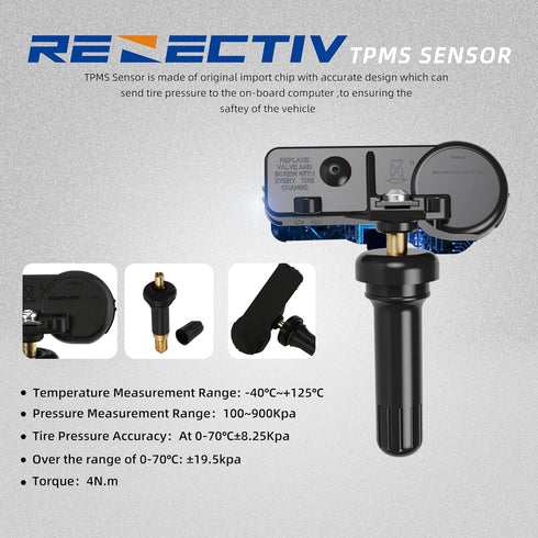 TPMS Sensor,315MHZ Tire Pressure Monitoring System Replacement for Ford F150 Ecosport Edge Escape Explorer Focus Mustang Lincoln MKC MKS MKT MKZ N...