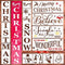 Christmas Stencils for Painting on Wood - Vertical Merry Christmas and Let it Snow Sign - Large Christmas Stencils for Crafts Reusable - Pefect si...