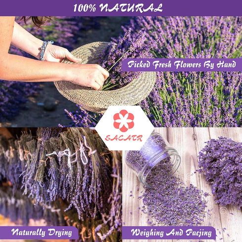 30 Bags Dried Flowers,100% Natural Dried Flowers Herbs Kit for Soap Making, DIY Candle Making,Bath - Include Rose Petals,Lavender,Don't Forget Me,...