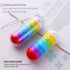 Deke Rainbow 7 Day Waterproof Pill Organizer case Tower Box Medicine Planner case (Seven Day Weekly Travel Container) Medication, Vitamin Holder O...