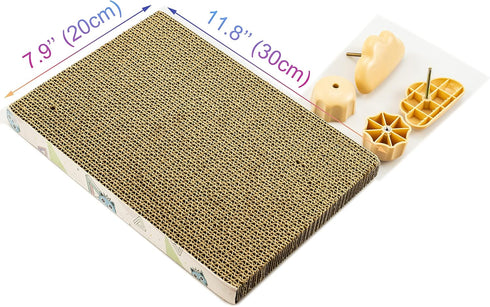 Cat Scratching Post for Cage 30X20CM, Cage Wall Mounted Cat Scratcher, Cardboard Scratcher, SCR-30X20CM-3.3CM...
