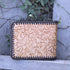 Realeather Veg Tan Pre-Embossed 5-6oz. Leather Trim Piece for Crafting, 9" x 3", Natural...