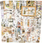 Knaid 200 Pieces Vintage Ephemera Pack Decoupage Paper Junk Journal Kit Scrapbook Planner Sticker Supplies for Art Journaling Bullet Journals Coll...