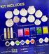 MarieALi Kids' Ultimate Seashell Painting Craft Kit Ocean Adventure – DIY Fun Learning - with Large Shells, Paint, Glitter, Clay & Googly Eyes – F...