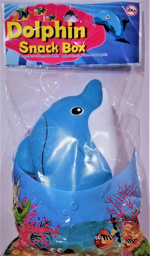 Dolphin Snack Box, Plastic...