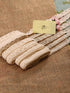 0.78 inches by 30 yards Beige Cotton Ribbon Lace Trim for Sewing and Gift Wrapping 6 Rolls by Alice Crafts | 6 Rolls x 5 yards each, Set of 6 Asso...