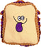 Tough 'N Fun PBJ Squeaky Plush Dog Toy, Chew Guard Technology - Tan, Medium (71151)...