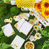 82 Pcs Sunflower Theme Office Supplies for Women Men Include 50 Sunflower Stickers 20 Sunflower Push Pins 3 Sunflower Pattern Retractable Pen 9 Su...