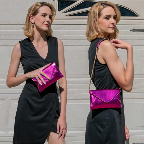 Evening Clutch Purse for Women Envelope Clutches Crossbody Bag Wedding Purses Prom Party Night Shiny Small Shoulder Handbag...
