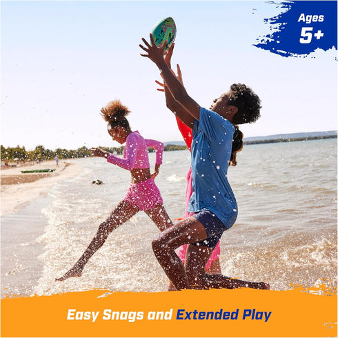 SwimWays Hydro Waterproof Football, Outdoor Games for Adults and Kids, Swimming Pool Accessories and Pool Party Games,9.25 Inches, Orange...