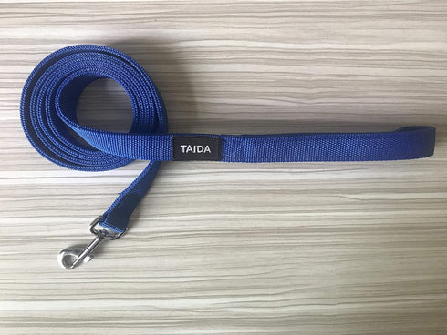 Nylon Dog Leash with 2-Layer, 4 FT/ 6 FT/ 7FT Long, 1 Inch Wide for Medium Large Dogs...