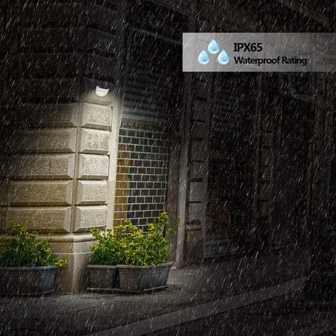 KBP Solar Fence Lights Outdoor Decorative Garden Lights Waterproof Wall Lights for Patio, Yard, Stairway (White)...