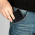 Leather Minimalist Wallet for Men, Credit Card Holder?Thin Bifold Wallet, Front Pocket Wallet, Small Card Case, Slim Wallet,Father's Day Gift (BLA...