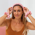 FROG SAC Puffy Spa Headband and Wristbands for Face Washing, Skincare Headbands for Women, Terry Cloth Makeup Skin Care Headbands for Girls, Bubbl...