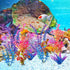 10 Pack Artificial Aquarium Plants, Small Size 4 inch Approximate Height Fish Tank Decorations Home Décor Plastic Blue...