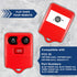 KeylessOption Key Fob Replacement for 2002 2003 2004 2005 2006 2007 2008 2009 2010 2011 2012 2013 2014 2015 2016 Ford F150 Explorer Ranger Mustang...