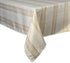 DII Holiday Dining Table & Kitchen Décor Metallic Fabric, Christmas Tablecloth, 60x84, Gold & Cream Plaid...