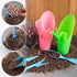 12pcs Garden Shovel Hand Tools Transplanting Succulent Cultivation Digging Scoops Kits Plastic for Flower Planting Bonsai Potting Soil Indoor(Pink...