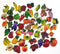 random 12Pcs creative 3D resin fruit vegetables fridge magnets funny cute decoration refrigerator magnet accessories office school whiteboard magn...