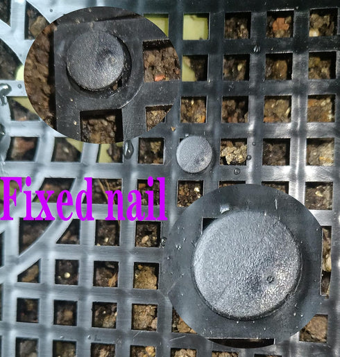 Square Plant Pot Grid Flower Pot Cover Baby Safety to Protect Children Pets Plant Black 7" x 7" Pack of 4...