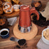 London Sip Stainless Steel Stovetop Espresso Maker Moka Pot Italian Coffee Percolator, Copper, Small (5.07 oz)...