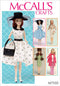 McCall's Patterns Retro-Style Clothes and Accessories for Doll Sewing Pattern, One Size Only...