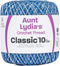 Coats Crochet Aunt Lydia's Crochet, Cotton Classic Size 10, Shades of Blue...