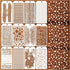 12 Pieces Stencils for Crafts Reusable Honeycomb Polka Dot Stencils Geometry Pattern Mixed Media Stencils for Painting on Wood Paper DIY Cookie Ca...