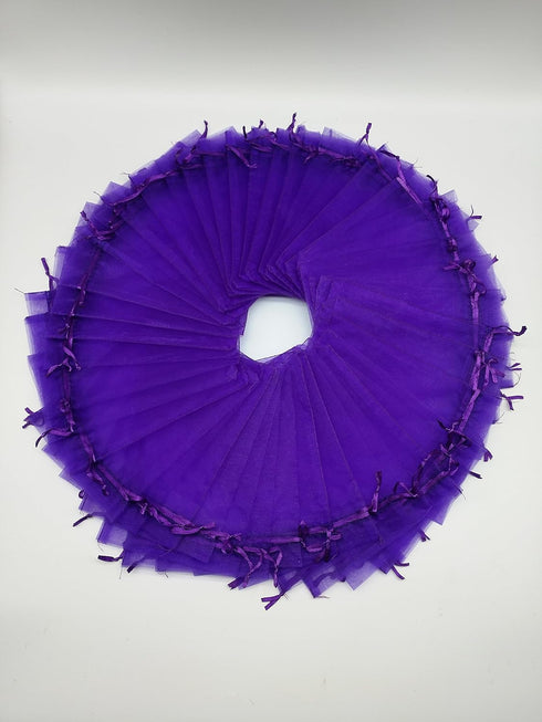 Ankirol 100pcs Sheer Organza Favor Bags 5x7'' For Wedding Gift Bags Samples Display Drawstring Pouches (purple)...