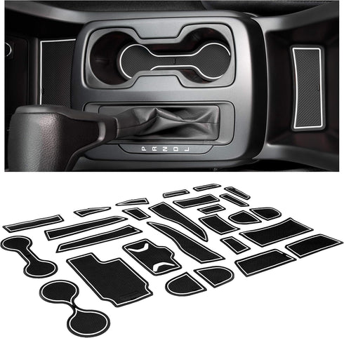 CupHolderHero Fits Chevy Colorado & GMC Canyon Accessories 2015-2022 Premium Custom Interior NonSlip Anti Dust Cup Holder Inserts,Center Console L...