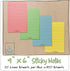 Better Office Products Lined Sticky Notes, 4 x 6, 6 Pack, 300 Sheets (50/Pad), Self Stick Notes with Lines, 4 Assorted Pastel Colors, Post Memos, ...
