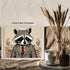 Posterizer 1 pcs- A raccoon dressed in a suit and red tie-Art for Animal Lovers-Floral Botanical Art- Gift for Men Women -decor for Bedroom, Offic...